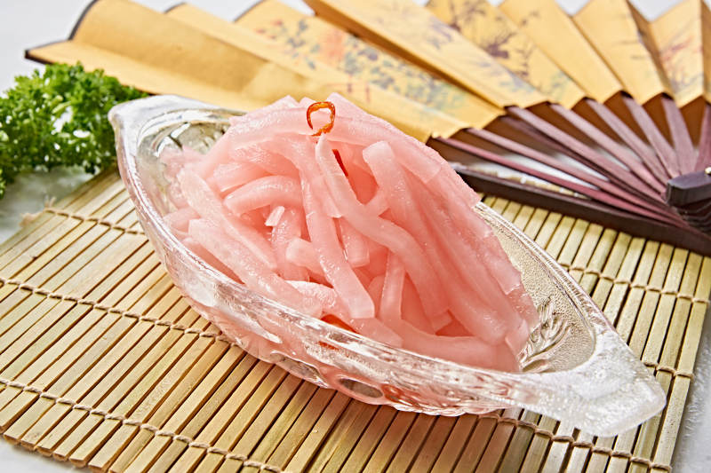 小凉菜红醋腌萝卜条图片