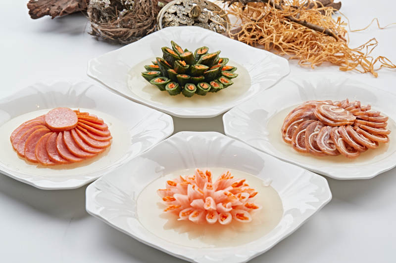制作精美的艺术凉菜图片