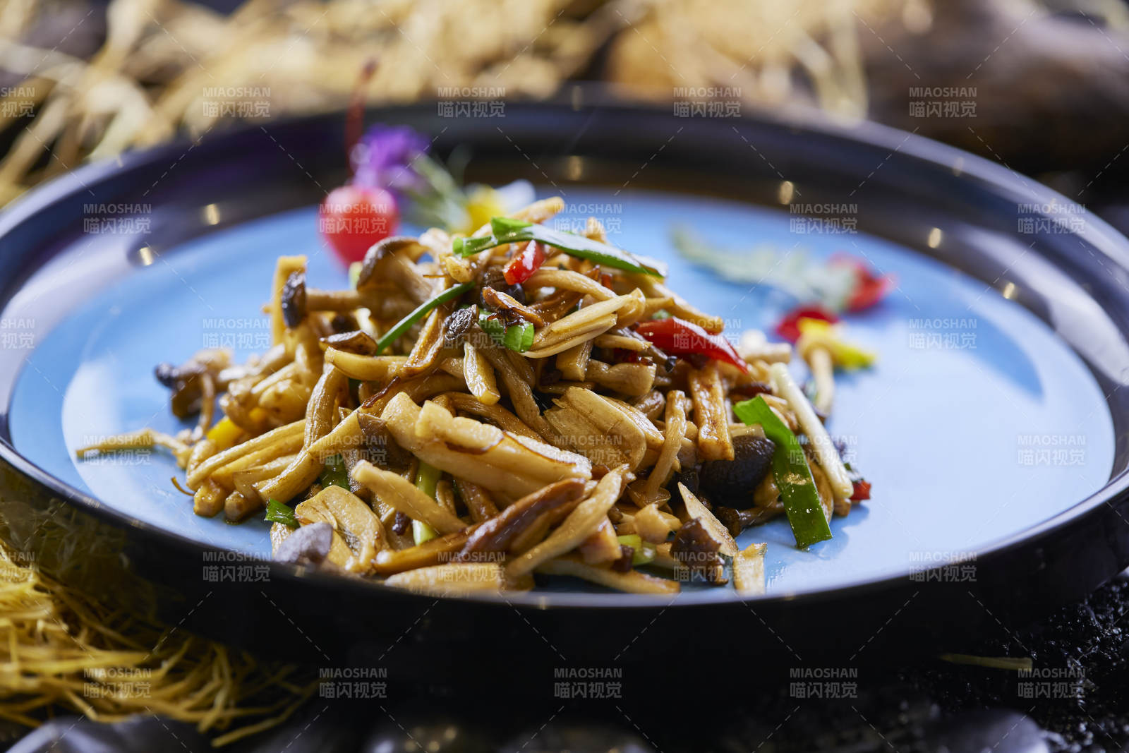 小炒杂菌杏鲍菇白玉菇茶树菇鸡枞图片