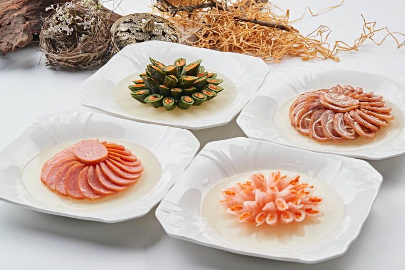 制作精美的艺术凉菜图片