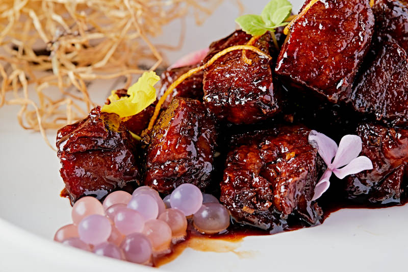 酱焗猪梅肉图片