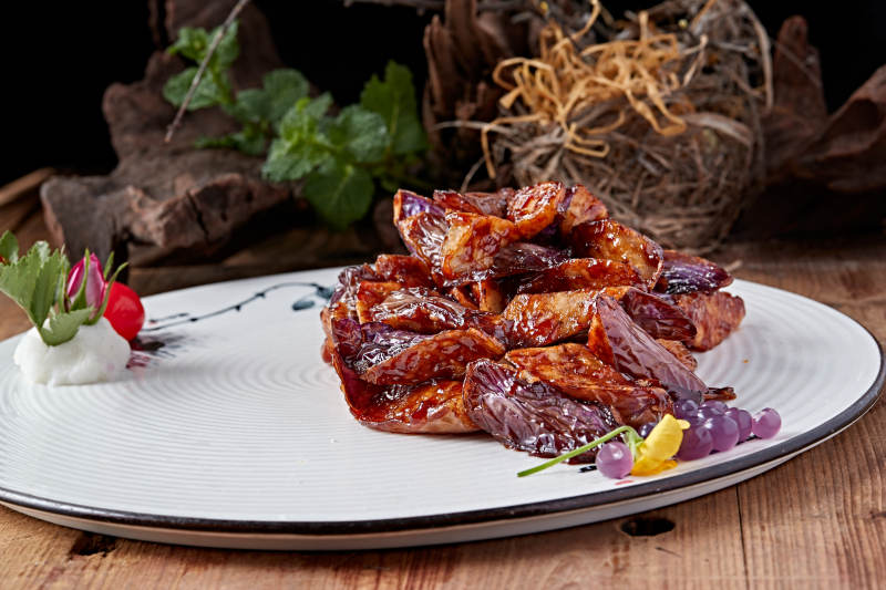 酱爆茄子快图片