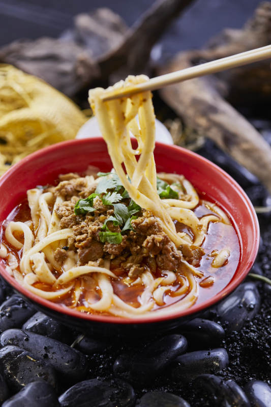 老大同肉沫刀削面图片