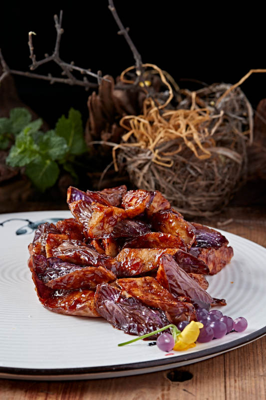 酱爆茄子快图片