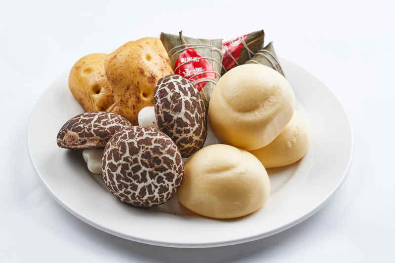 杂粮主食拼盘图片