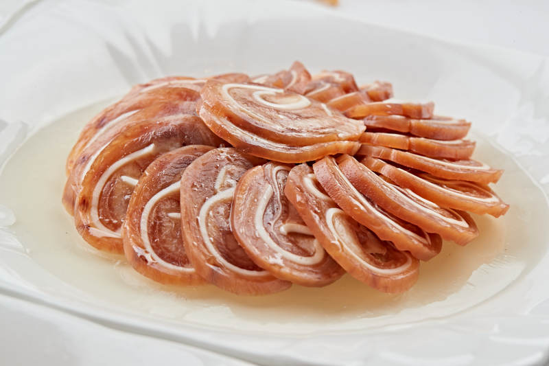 凉菜冷切蒜肠图片