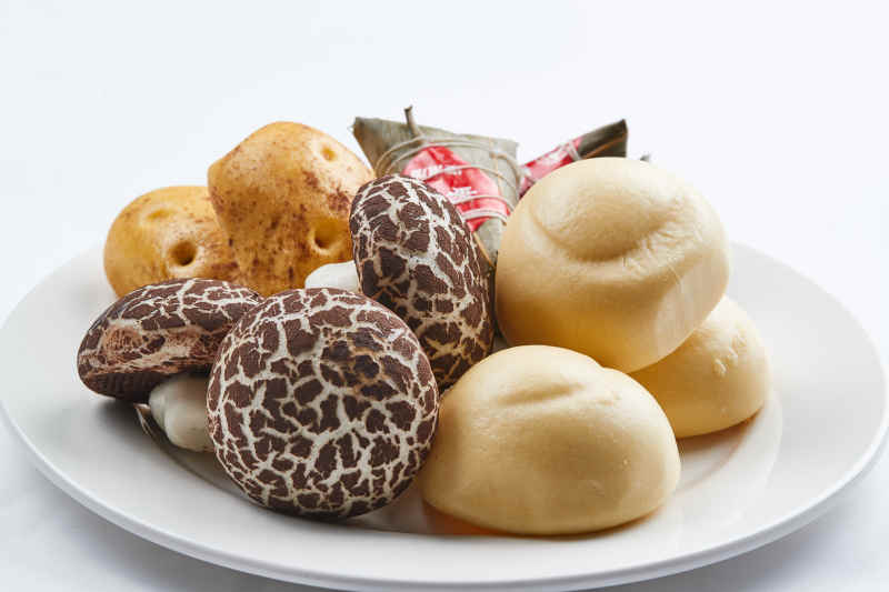 杂粮主食拼盘图片