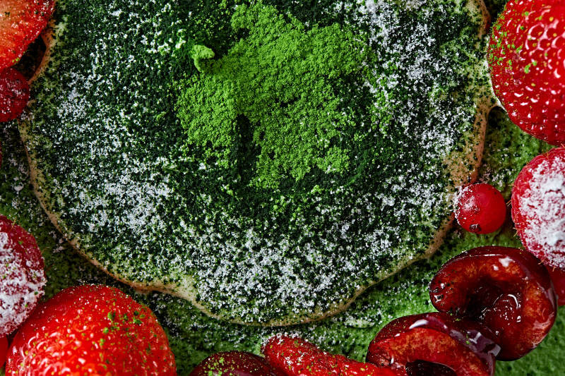 鲜果抹茶禅意鲜奶蛋糕图片