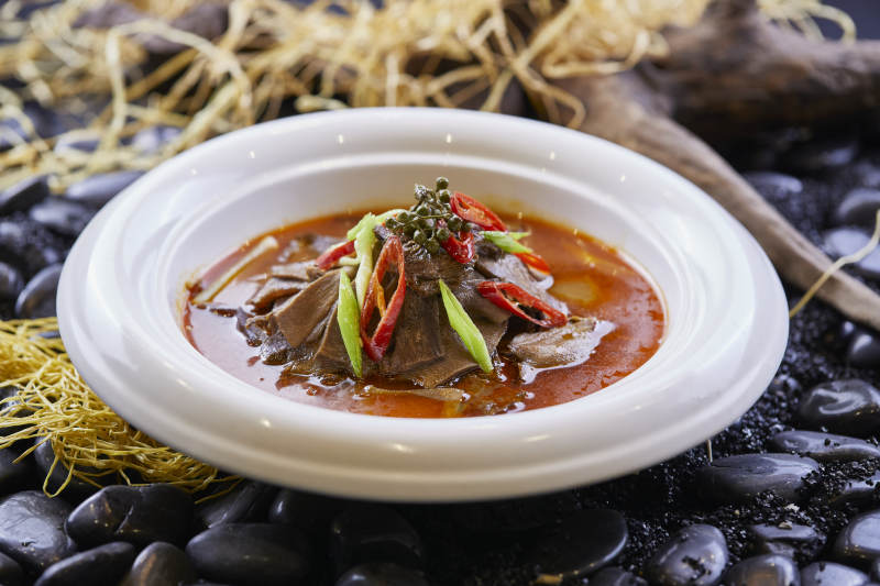 水煮藤椒牛口条牛舌图片