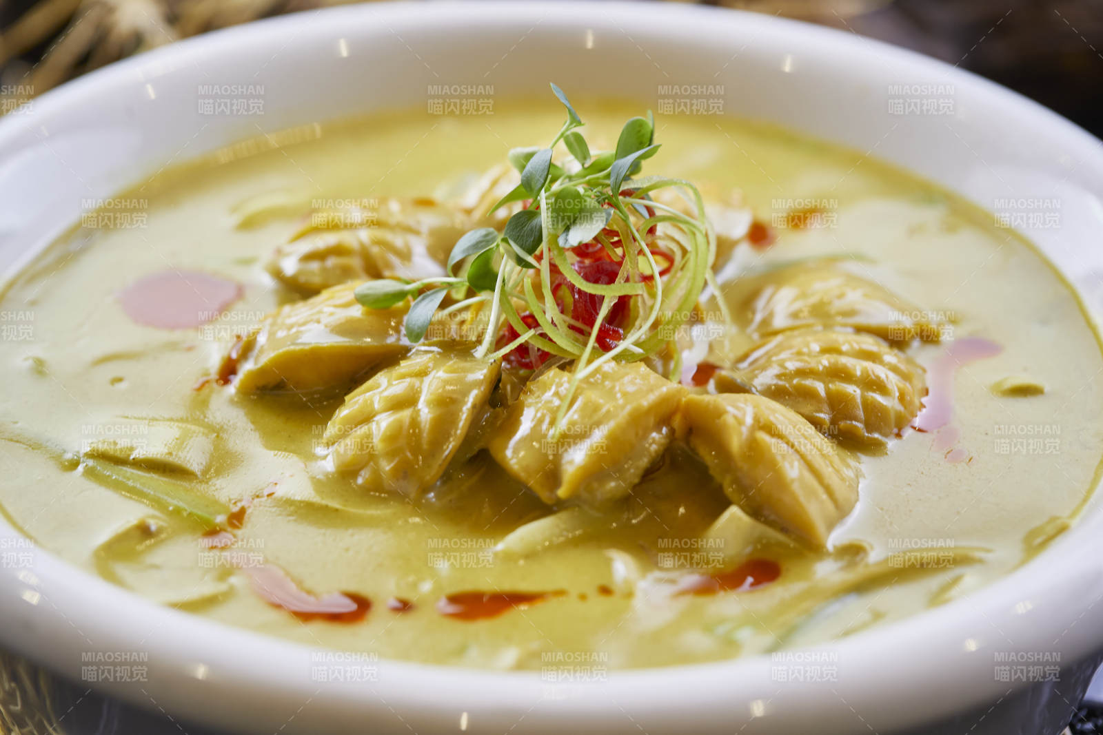 咖喱焖鲍鱼印度咖喱图片