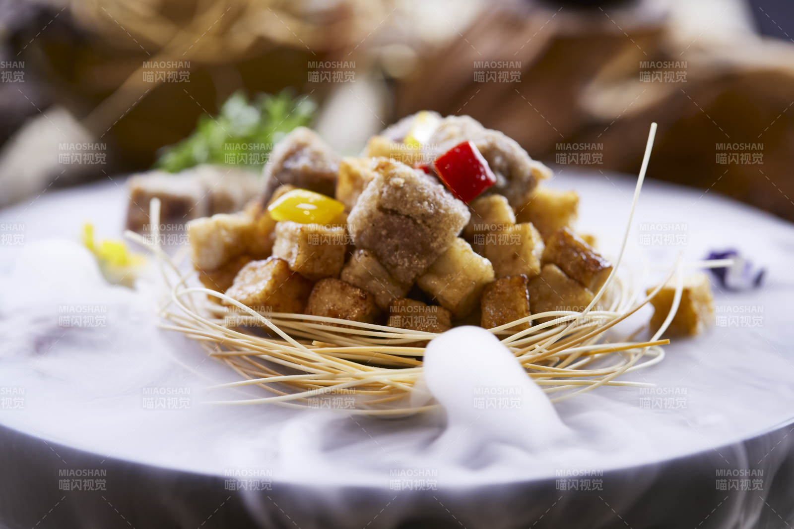 酱爆鹅肝杏鲍菇图片