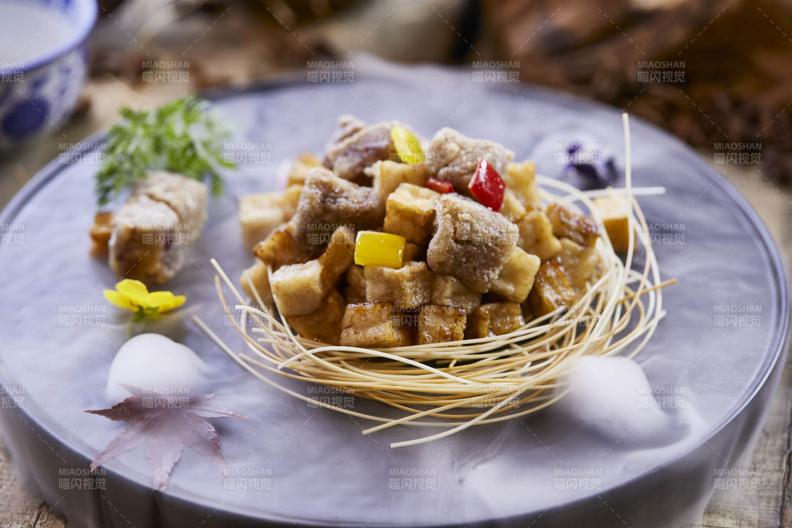 酱爆鹅肝杏鲍菇图片