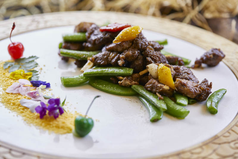 蜜豆XO酱爆牛里脊图片