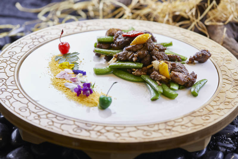 蜜豆XO酱爆牛里脊图片