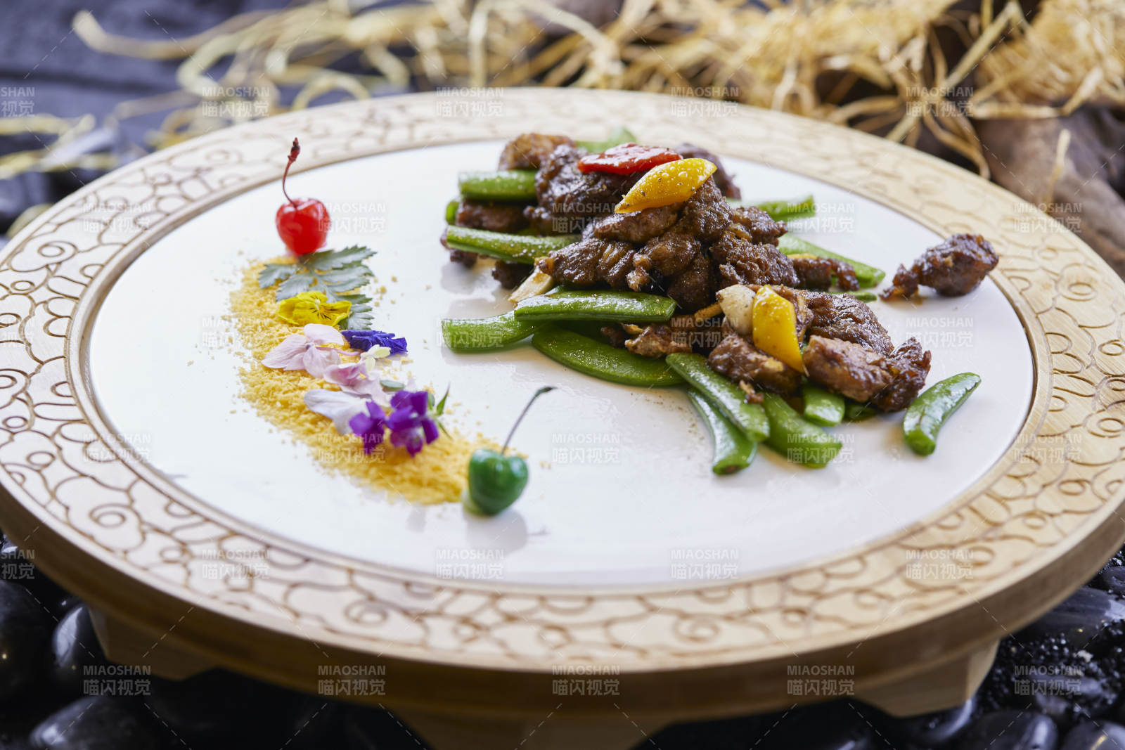 蜜豆XO酱爆牛里脊图片