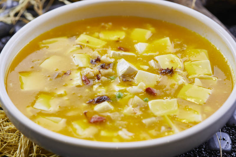 蟹黄酿豆腐图片