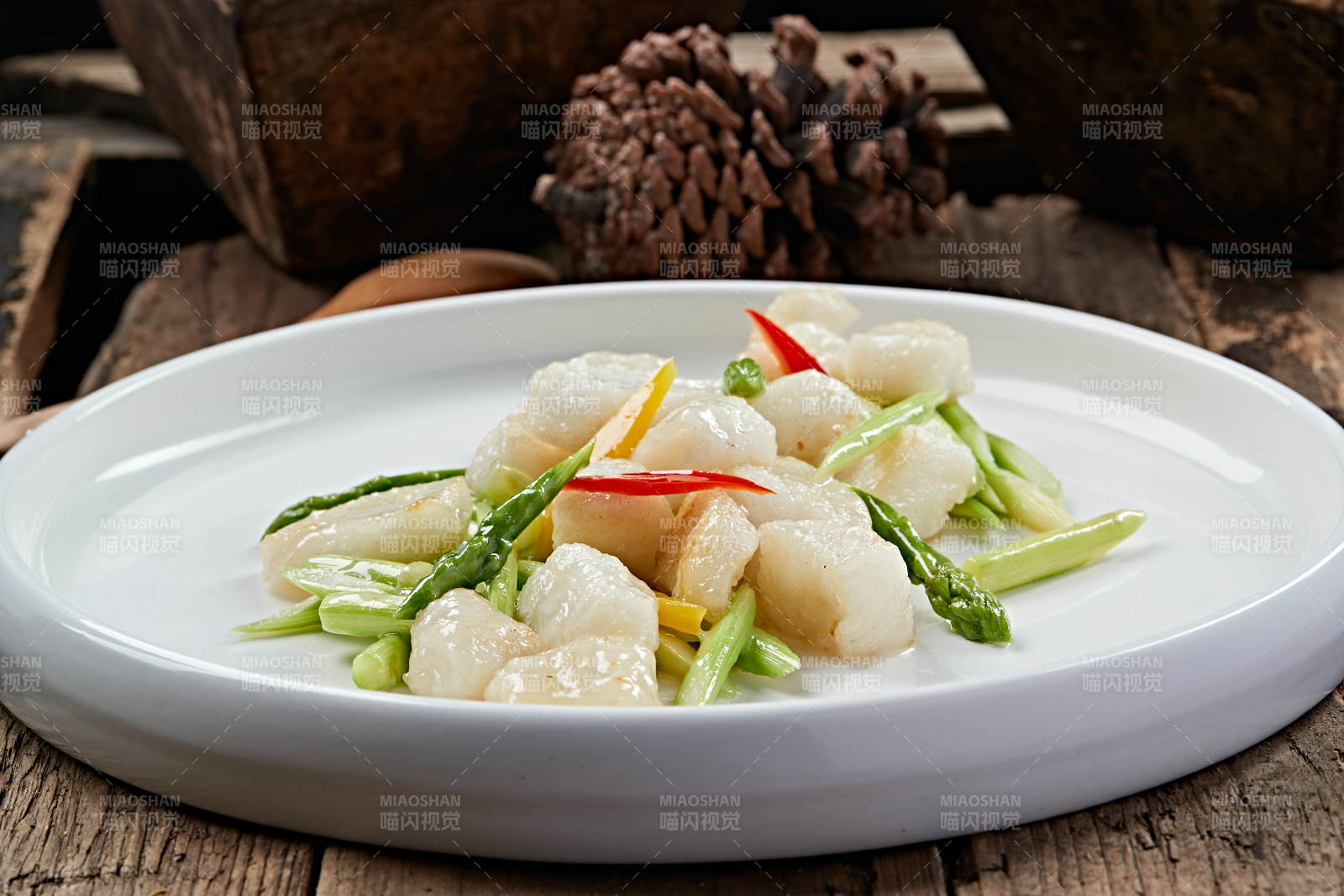 芦笋清炒虾仁图片