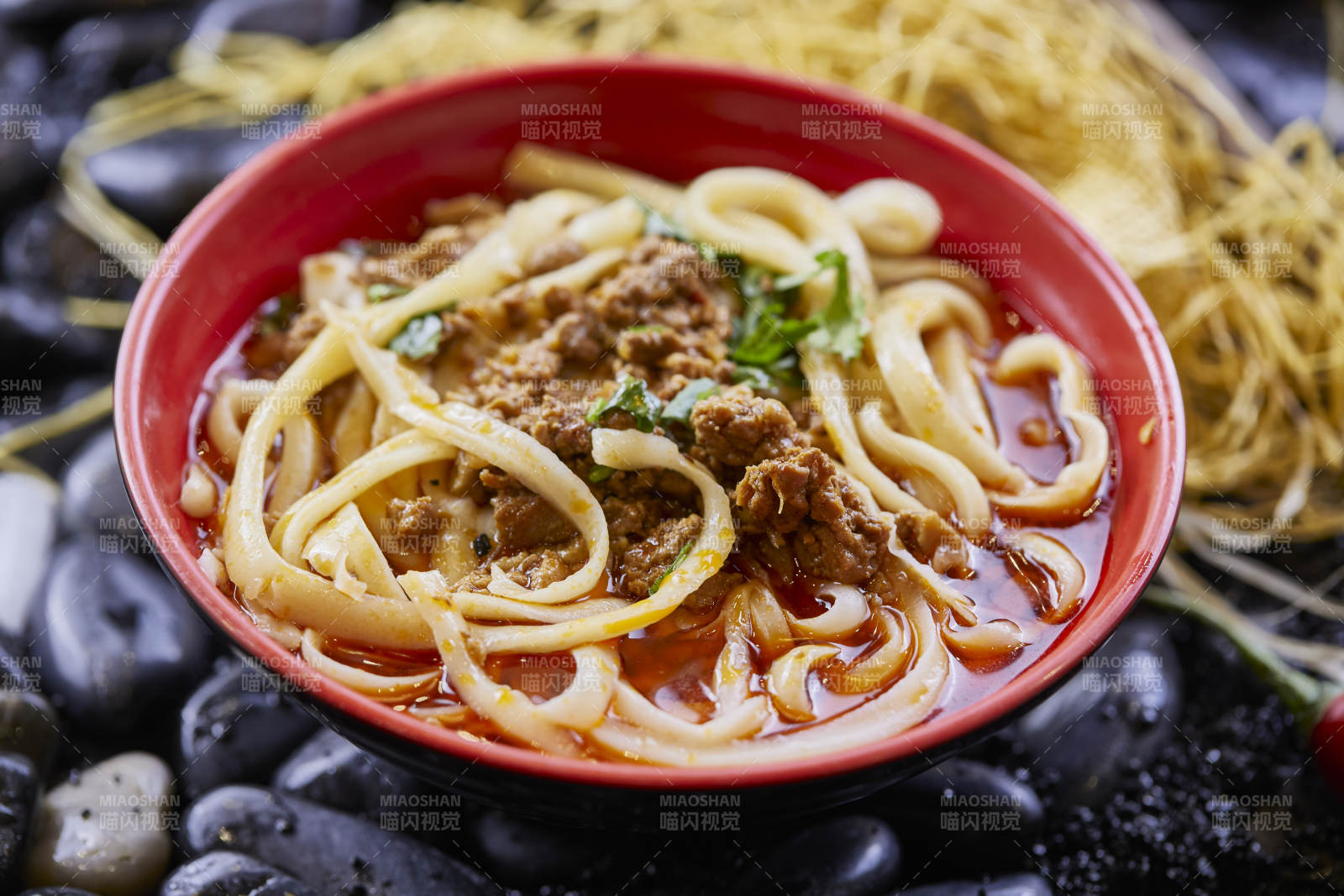 老大同肉沫刀削面图片