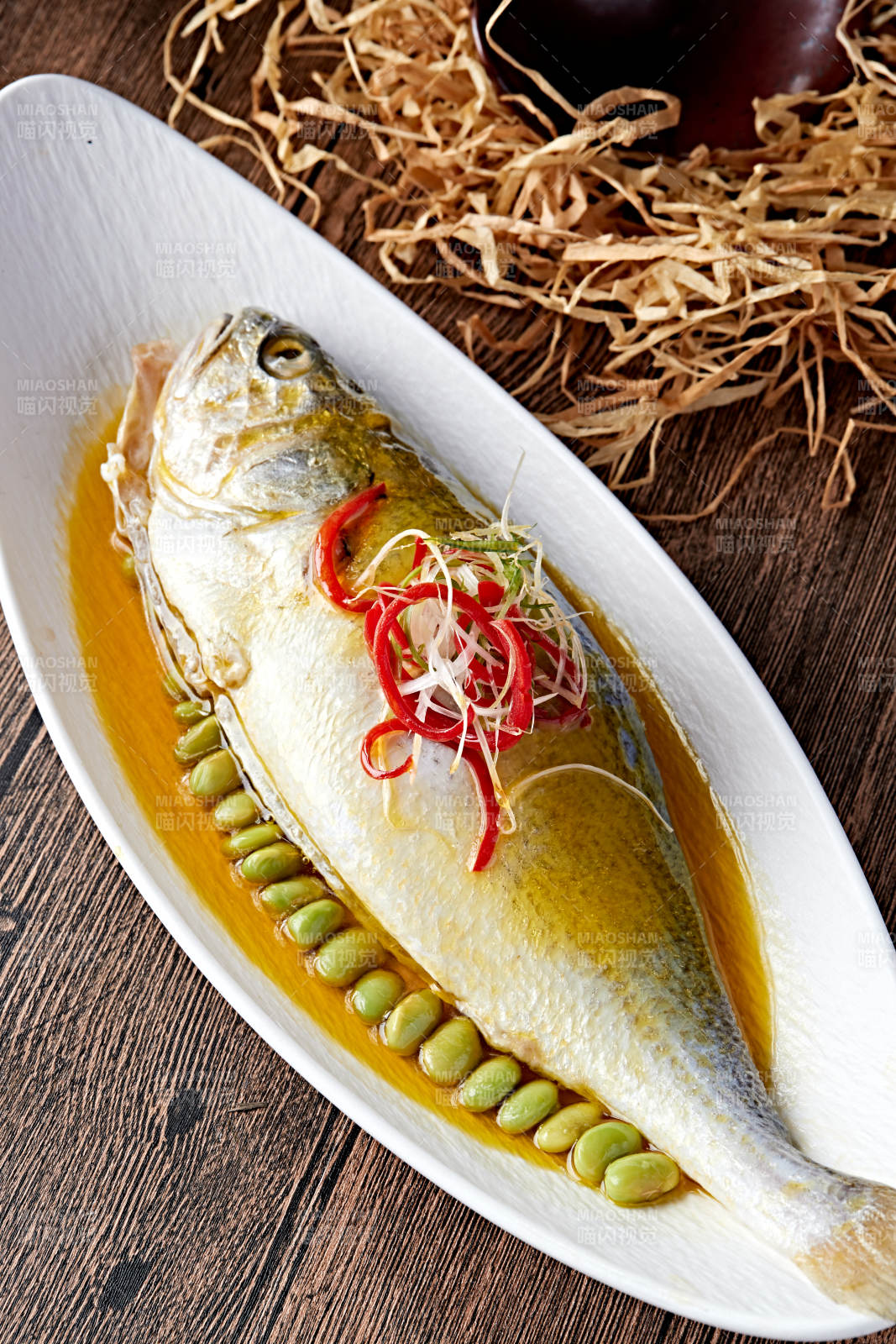 香蒸浓汤大黄鱼图片