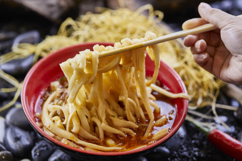 老大同肉沫刀削面图片