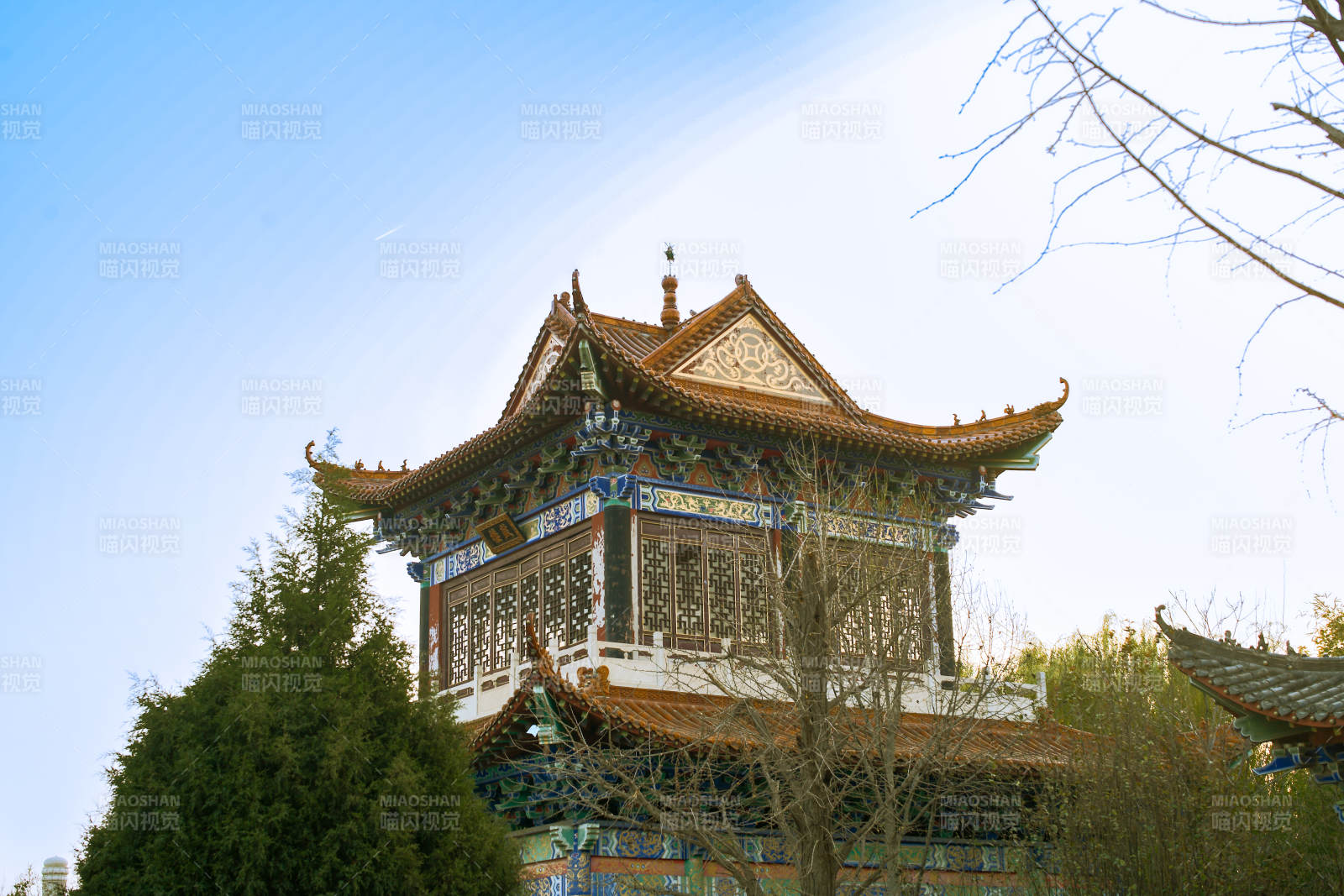 大悲禅寺—古建筑风光图片