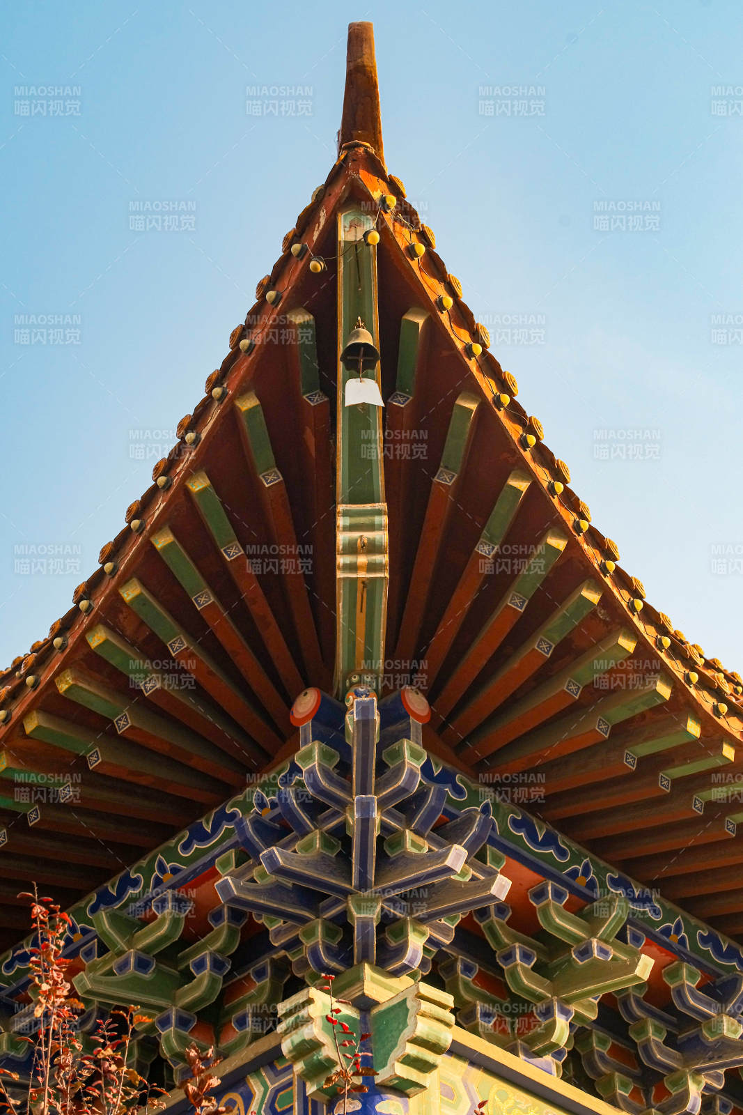 大悲禅寺—古建筑飞檐翘角图片