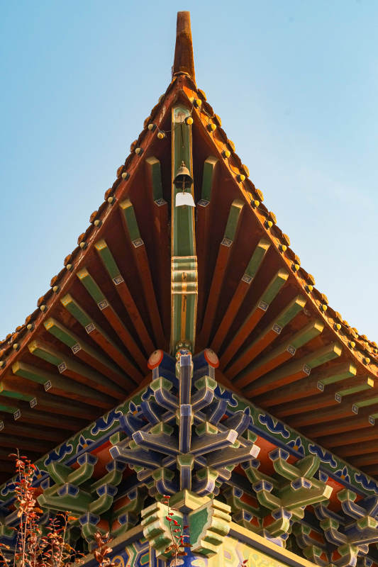 大悲禅寺—古建筑飞檐翘角图片