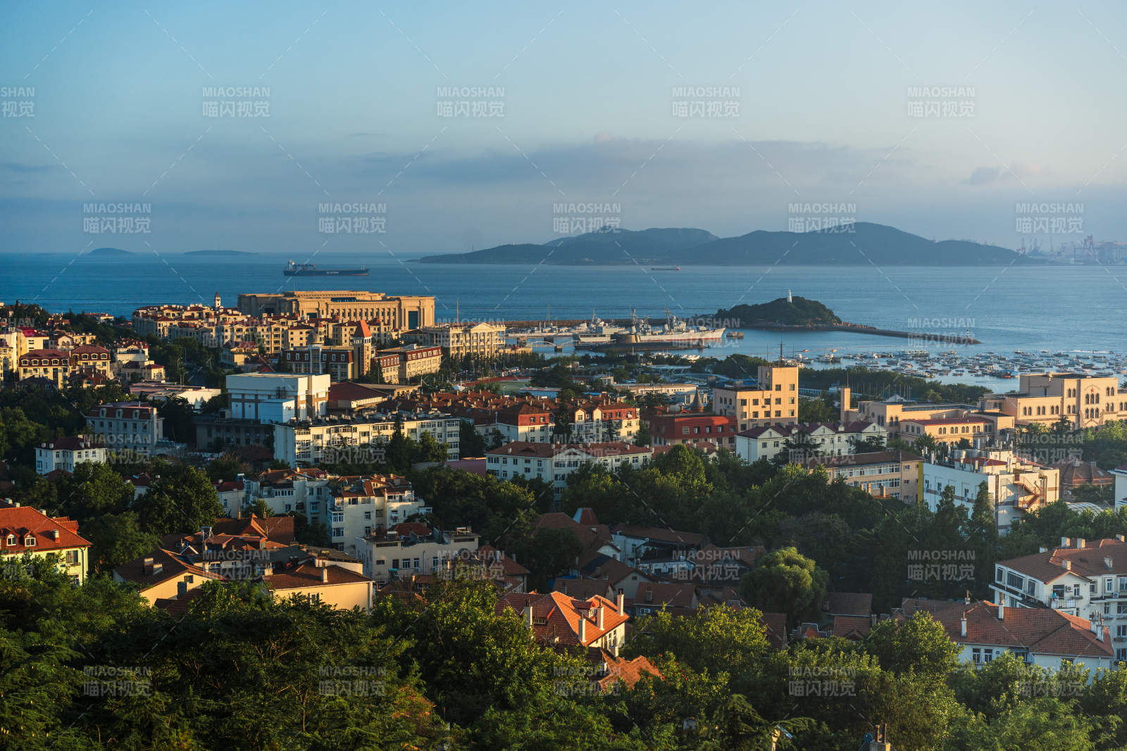 青岛海滨城市风光图片