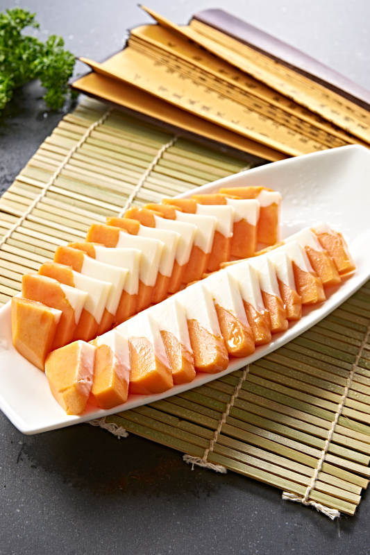 美味木瓜蛋白图片