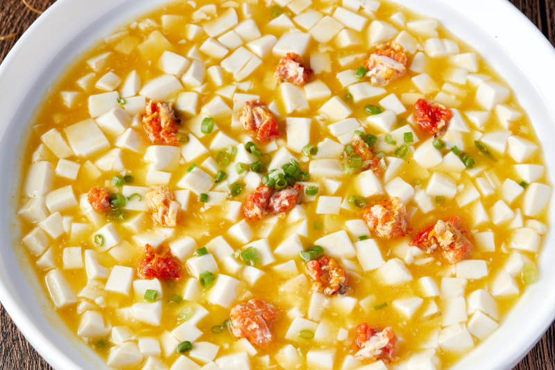 浓汤蟹黄焗豆腐图片