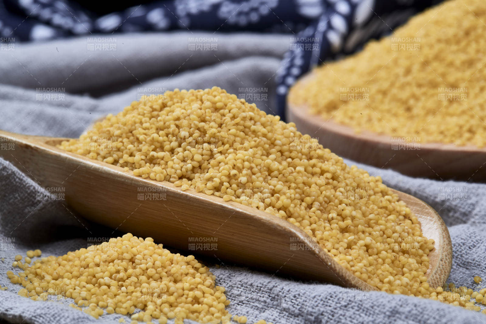 质量上乘的金黄小米粟米图片