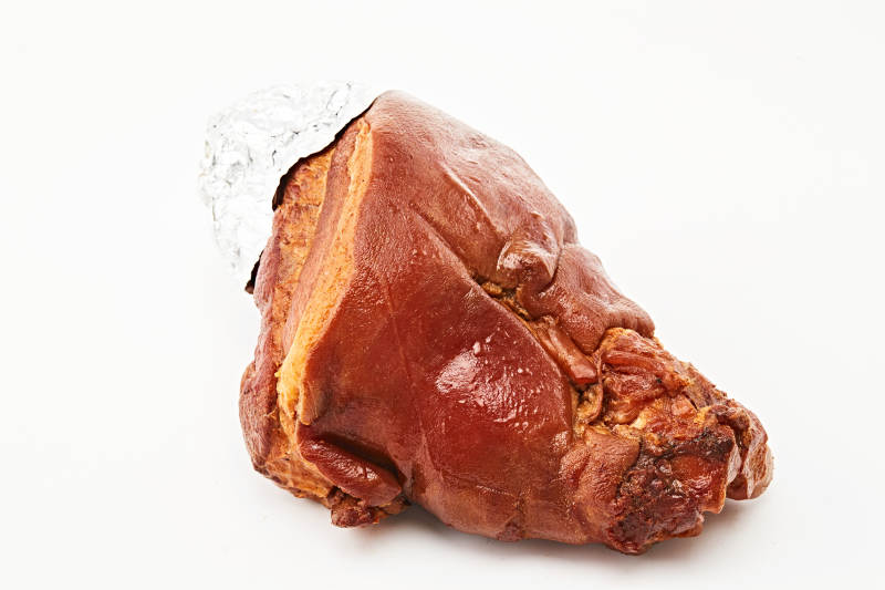 古法烟熏大猪肘肘子图片