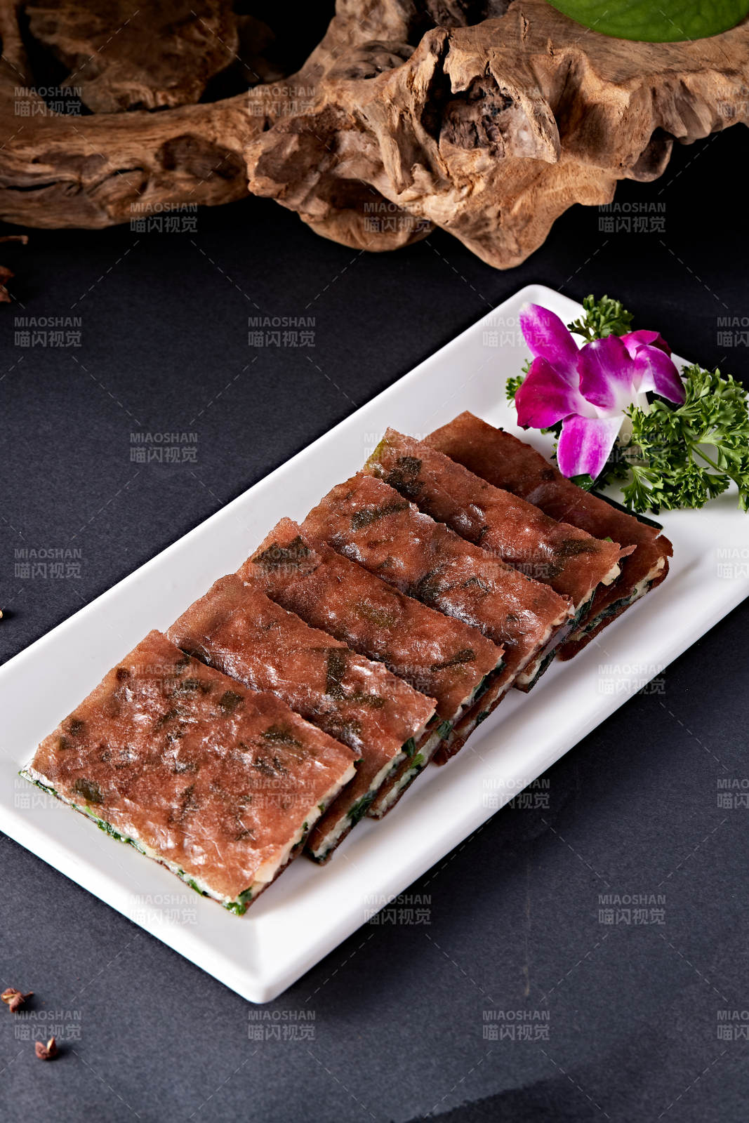 港式脆皮韭菜虾饼图片