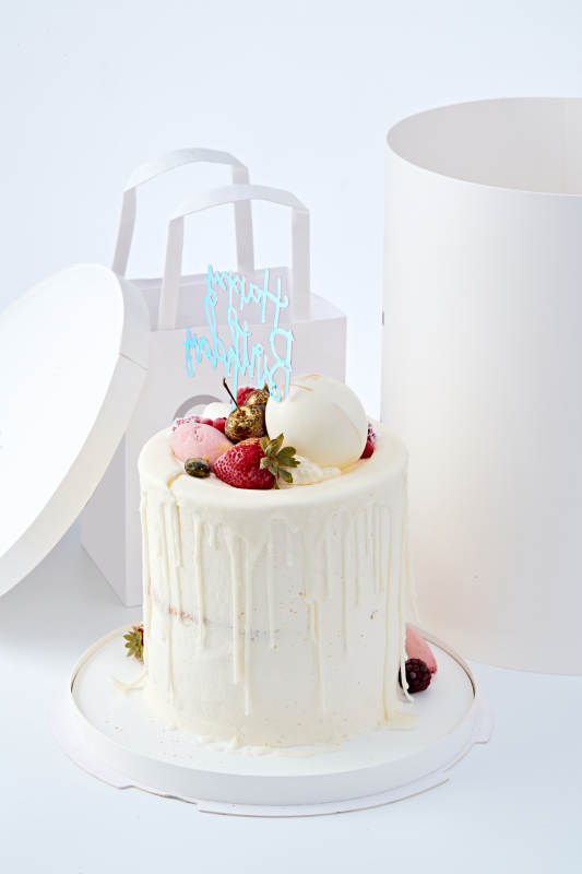 鲜果法式高级奶油慕斯生日婚礼蛋糕图片