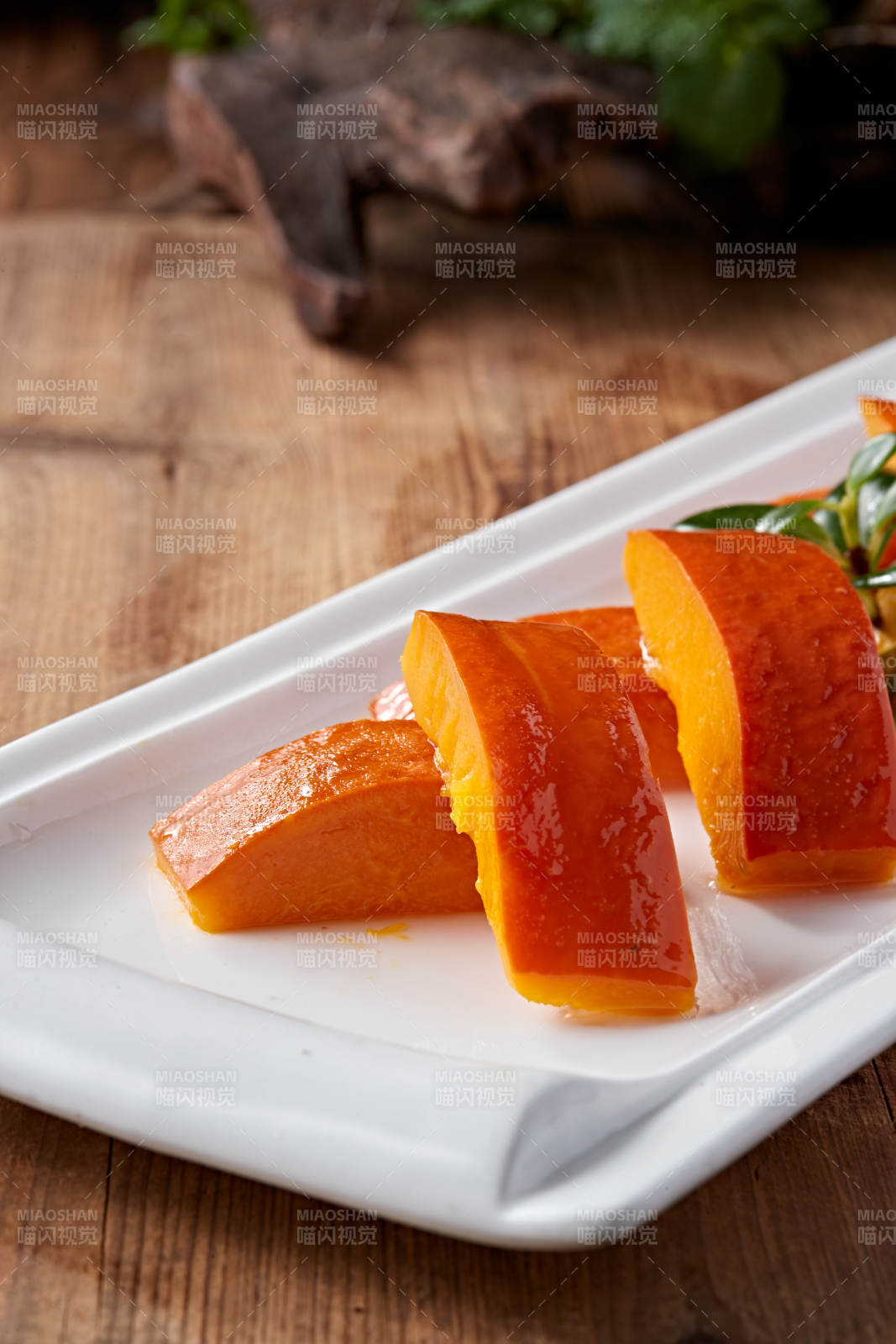 蜂蜜焗南瓜图片