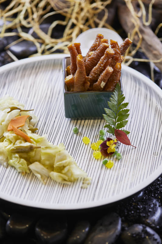 虎皮凤爪老虎菜图片