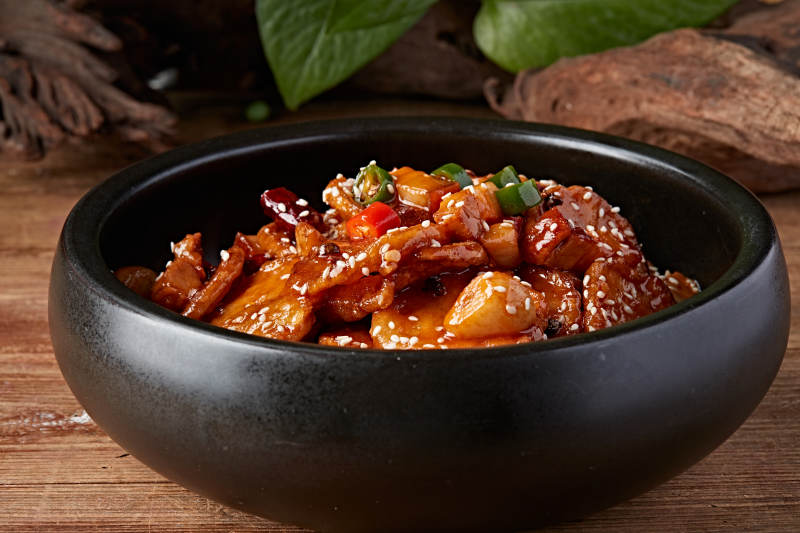 杏鲍菇酱爆牛仔骨图片