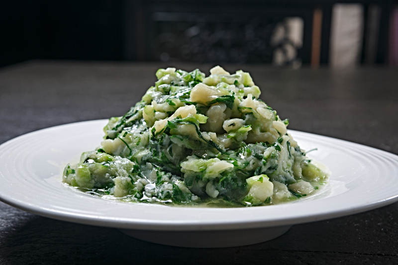 小白菜熬土豆图片