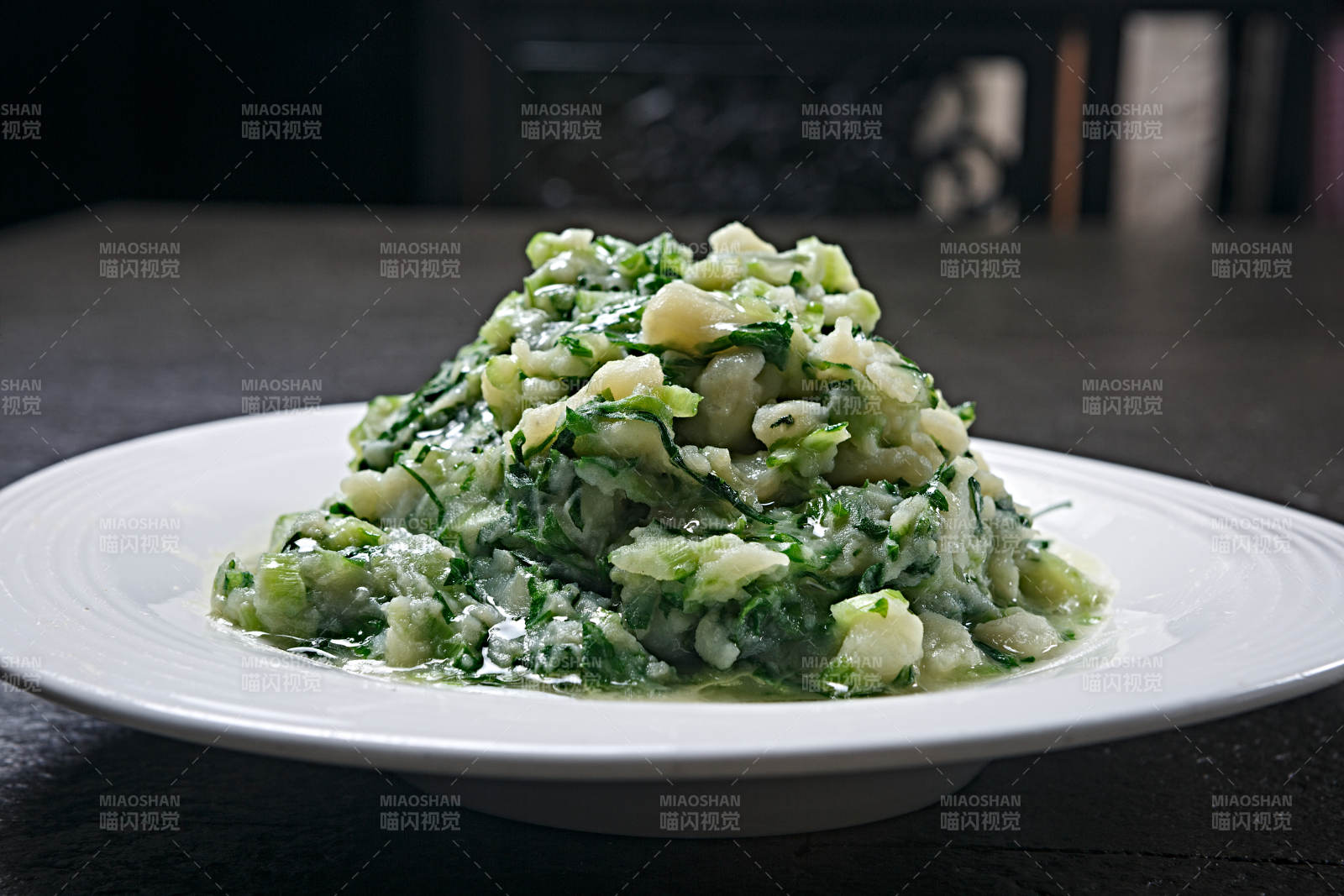 小白菜熬土豆图片