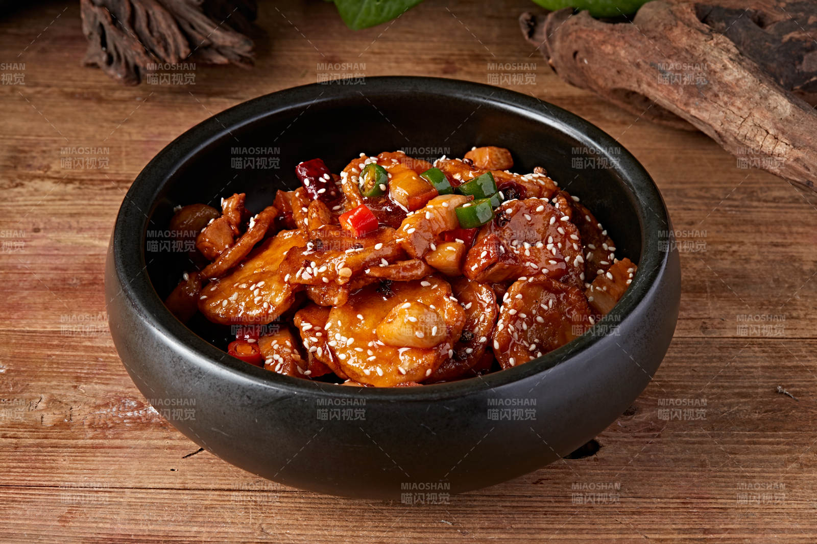 杏鲍菇酱爆牛仔骨图片