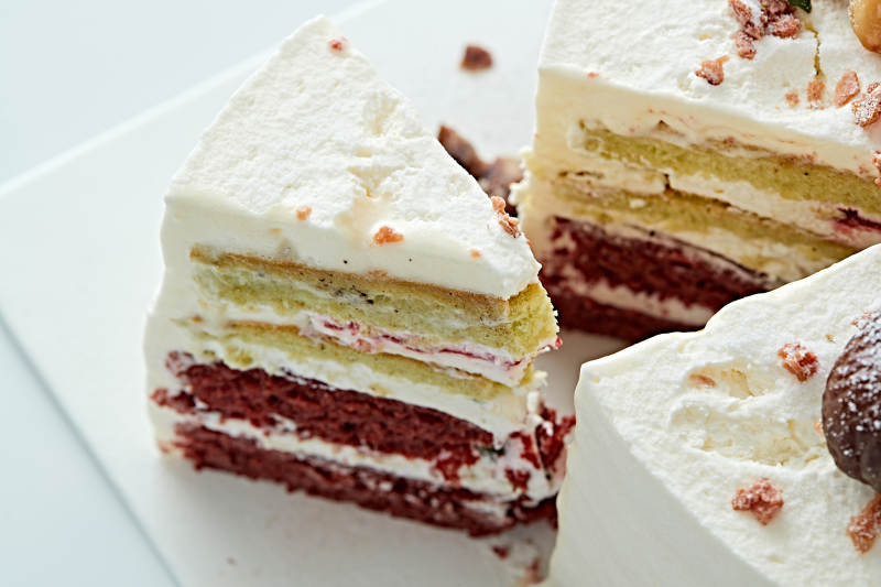 鲜奶油板栗坚果曲奇饼洛丽塔蛋糕图片