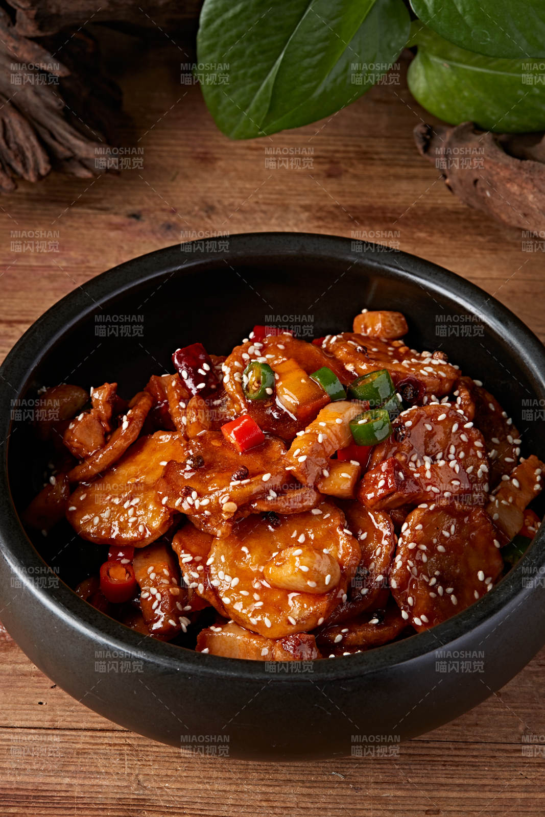 杏鲍菇酱爆牛仔骨图片