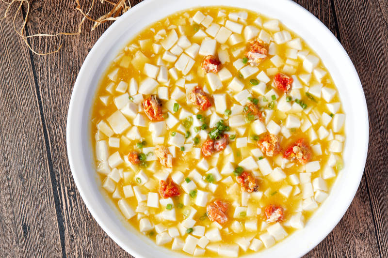 浓汤蟹黄焗豆腐图片