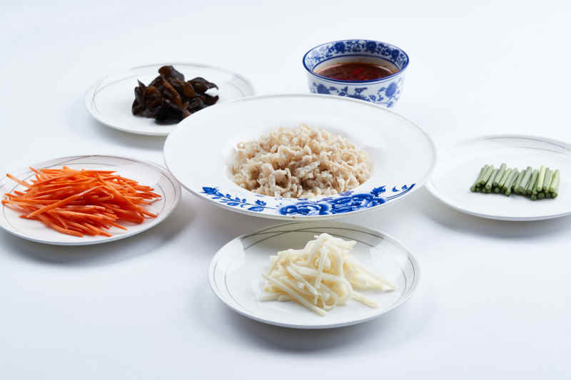 半成品菜鱼香肉丝配料图片