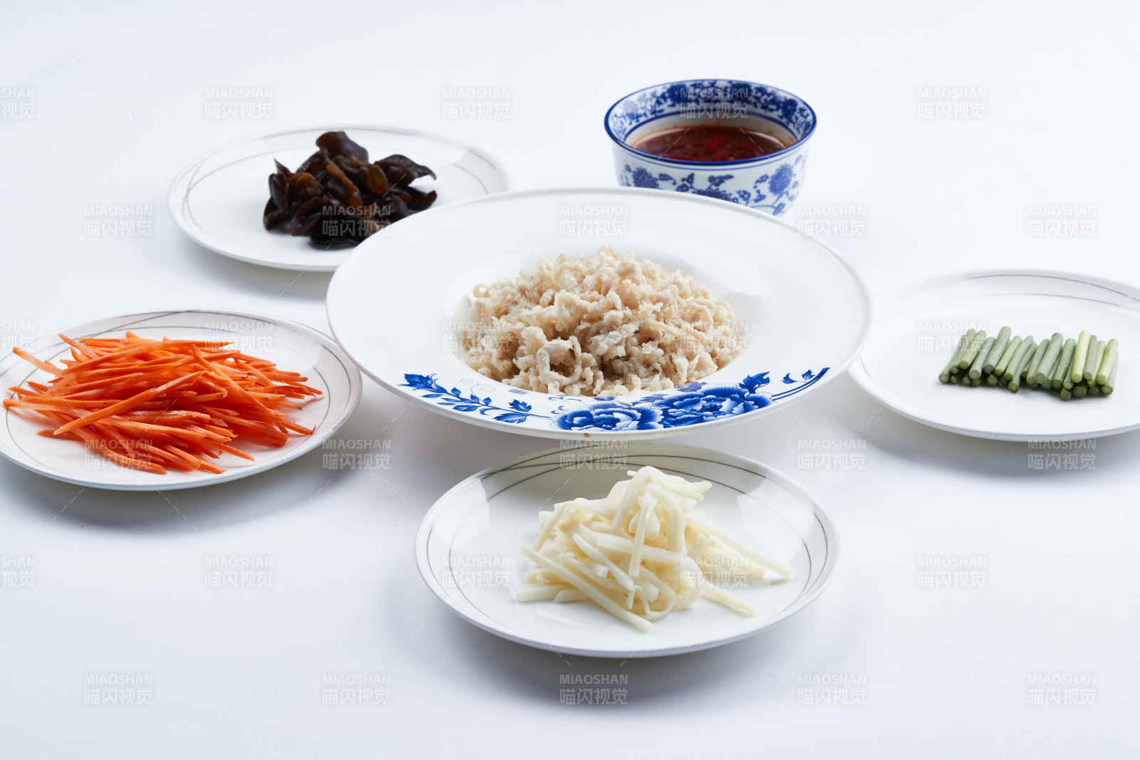 半成品菜鱼香肉丝配料图片