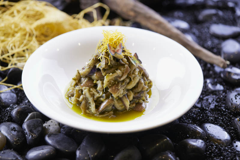 麻油拌蒜泥蒸茄子图片