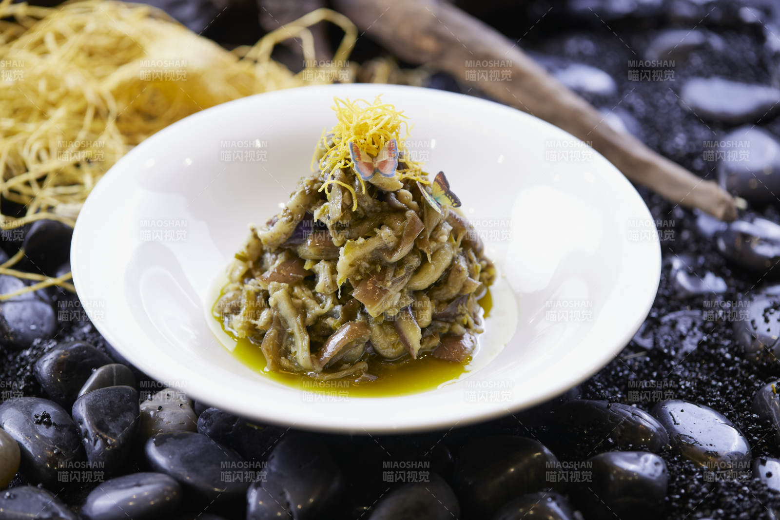 麻油拌蒜泥蒸茄子图片