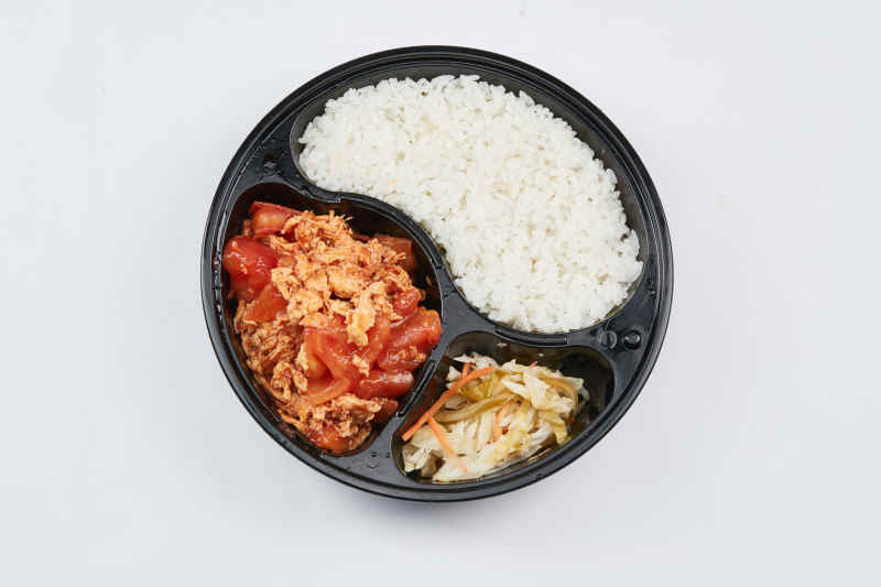 外卖简餐盒饭图片