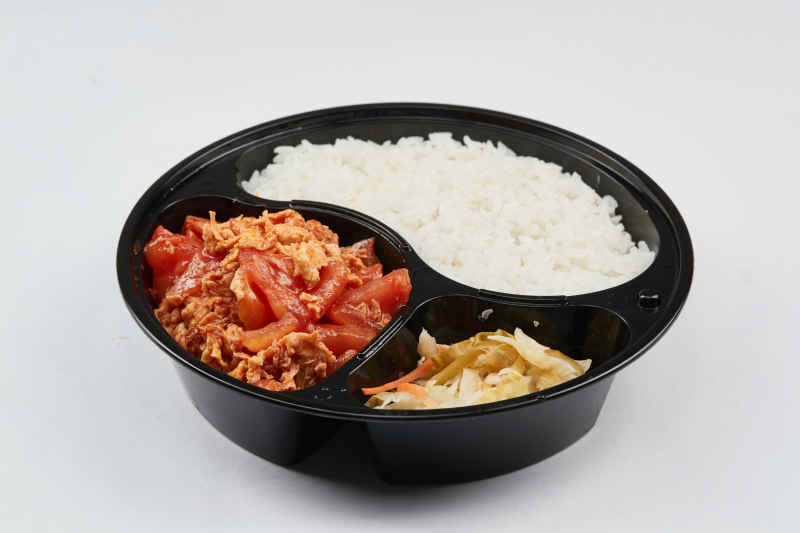 外卖简餐盒饭图片