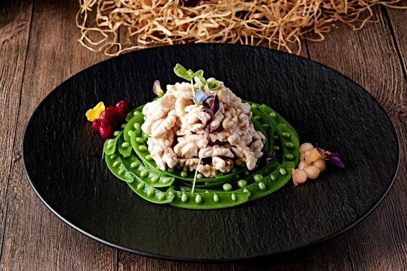 蜜豆盐水核桃仁图片